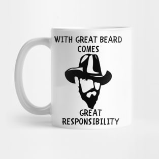 With great beard comes great responsibility Mug